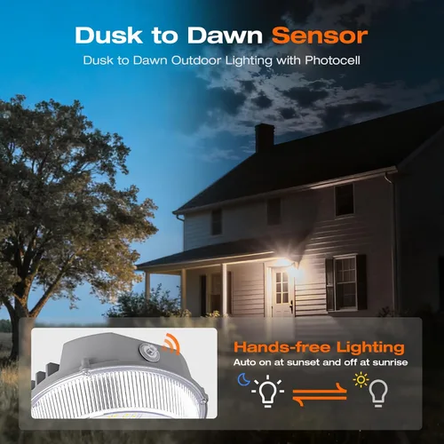 Miniatura 3 de Sylvania - Luz LED de granero, iluminación exterior del atardecer al amanecer con fotocélula, luces de seguridad, 4200 LMS, 40W, 50,000 horas, 80