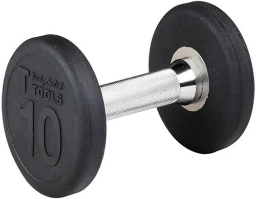 Miniatura 9 de Body Solid Mancuernas de caucho redondas, individuales, de 5 a 100 libras.