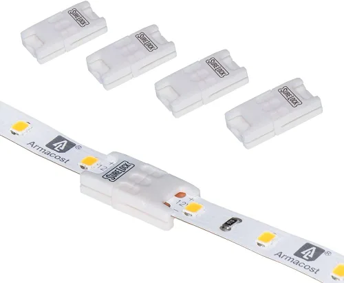 Miniatura 9 de Armacost Lighting 566021 Conector de cable a cinta LED blanco/de un solo color, paquete de 18