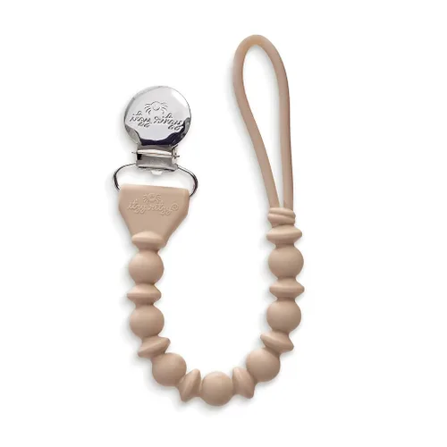Miniatura 8 de Itzy Ritzy Clip para chupete de silicona; correa para chupete de silicona 100% de grado alimenticio con clip que mantiene los chupetes, mordedores