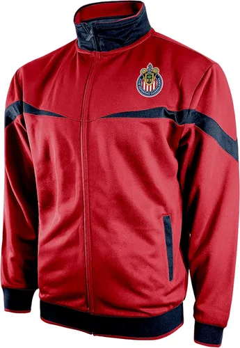 Miniatura 6 de Icon Sports Officially Licensed Chivas Soccer Track Jacket - Unisex Adult rojo (52tj-red)