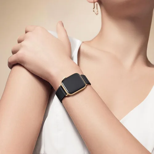 Miniatura 5 de Bestig - Correa compatible para Apple Watch de 38mm, 40mm, correa de repuesto de cuero genuino para iWatch Series 6, SE, 5, 4, 3, 2, 1, Sports &