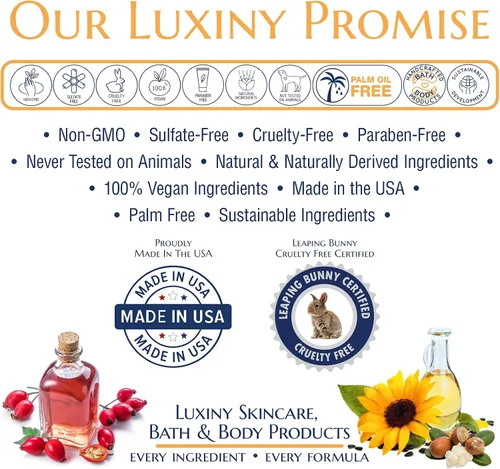 Miniatura 2 de Luxiny - Sales de baño relajantes para mujer, baño relajante con aceite de almendras hidratante y aceites aromáticos fabricados en los Estados