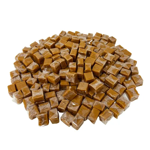 Miniatura 7 de Dulces especiales de vacaciones de caramelo de vainilla suave - 1 lb - Golosinas gourmet de caramelo cuadrado de vainilla masticable al