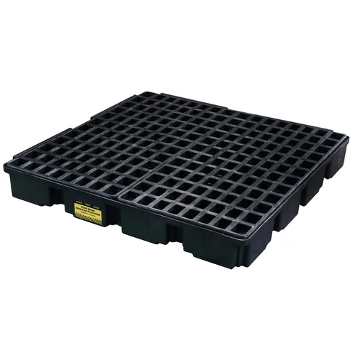 Miniatura 28 de Eagle Plataforma modular para derrames de un tambor, 26.25"x26"x6.5", sumidero de 15 galones, bandeja de contención de capacidad de carga de 2,000