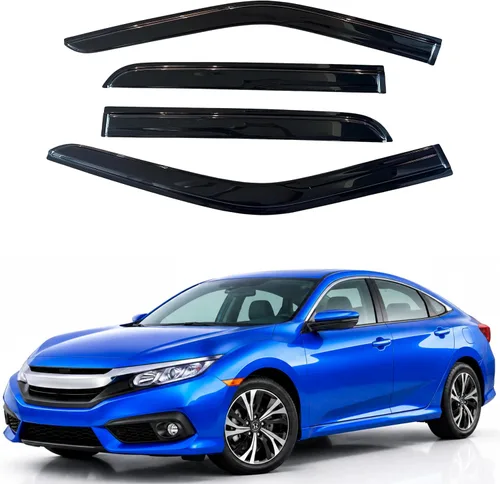 Miniatura 118 de Visor para ventana IG para Hyundai Venue 2020-2023, protector contra la lluvia, adhesivo extra duradero, deflector de viento para lado