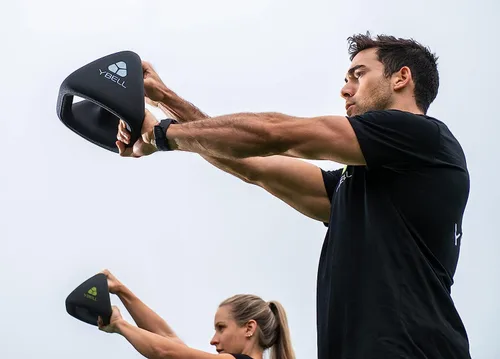Miniatura 6 de TRX YBell Pro Series 3-in-1 Dumbbell, Kettlebell and Push Up Stand Workout Equipment Commercial Grade Powder Coated Surface Perfect for Strength