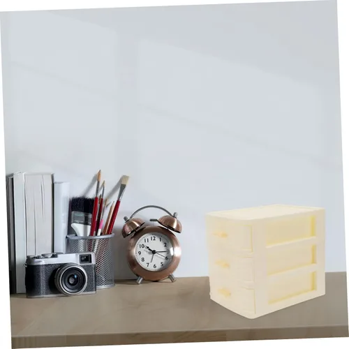 Miniatura 8 de Homoyoyo Caja de almacenamiento multicapa Caja de almacenamiento de plástico Organizador de escritorio Caja de almacenamiento de maquillaje