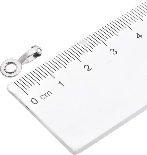Miniatura 5 de uxcell Conector de cadena de bolas, conexión de acero inoxidable de 0.079 in y 0.094 in, paquete de 15