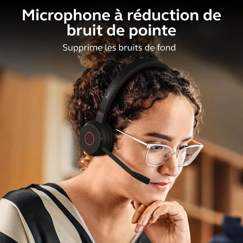Miniatura 3 de Jabra Evolve 65 TE - Auriculares inalámbricos estéreo USB-A MS / auriculares de música