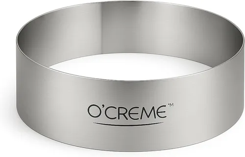 Miniatura 23 de O'Creme Anillo para Pastel de Acero Inoxidable Resistente Redondo Molde de Anillo para Pastel Mousse para Hornear, Decoración de Pasteles de Postre