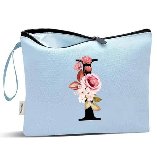 Miniatura 107 de Vavabox A-Z Bolsa de Maquillaje Personalizada, Regalos de Cumpleaños para Mujeres y Mamá, Regalos para la Mejor Amiga, Bolsa de Cosméticos