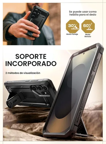 Miniatura 4 de SUPCASE Funda para Samsung Galaxy S25 Ultra de 6.9 pulgadas con soporte (Unicorn Beetle Pro)