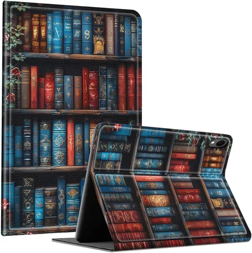 Miniatura 10 de Slim Case for Samsung Galaxy Tab S10 Lite / S10 FE / S9 FE 10.9" & Galaxy Tab S9 11", Multi-Angle Stand PU Leather Smart Folio Cover with Soft TPU
