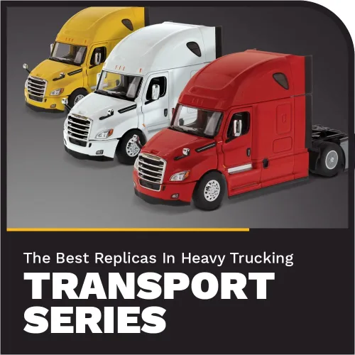 Miniatura 7 de Freightliner Cascadia SBFA Tándem a escala 1:50 con durmiente de 72" - Amarillo - Serie Transport Modelo coleccionable fundido a presión a escala