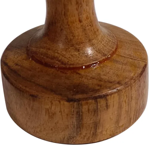 Miniatura 7 de Triturador de patatas de madera uso diario Pav de madera Bhaji/Vegetal/Triturador de patatas Roti Chapati de madera, Roti Bhakri o Khakara en Tava