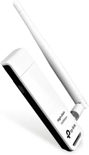 Miniatura 2 de TP-Link Adaptador de red inalámbrica Nano USB WiFi Dongle 150Mbps de alta ganancia para PC de escritorio y portátiles. Soporta Win10/8.1/8/7/XP