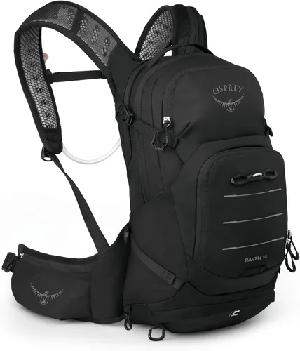 Miniatura 16 de Osprey Raven 14L Mochila de ciclismo de montaña para mujer con depósito hidráulico Deep Fig