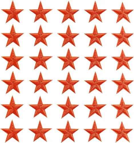 Miniatura 19 de 5 parches para planchar con estrellas negras, parches bordados para ropa, chaquetas, sombreros, mochilas, jeans (3.2 pulgadas)