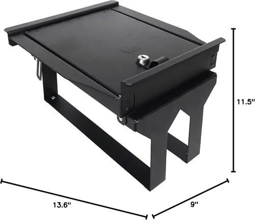 Miniatura 2 de Tuffy Security Products Caja fuerte para consola, cerradura con llave, compatible con F150 con consola de 12.5 pulgadas (2021-2026)
