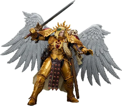 Miniatura 4 de JoyToy Warhammer 40K La Herejía de Horus 1/18 Figura de Acción Ángeles de Sangre Sanguinius Primarca de la IXª Legión Colección Modelo Cumpleaños