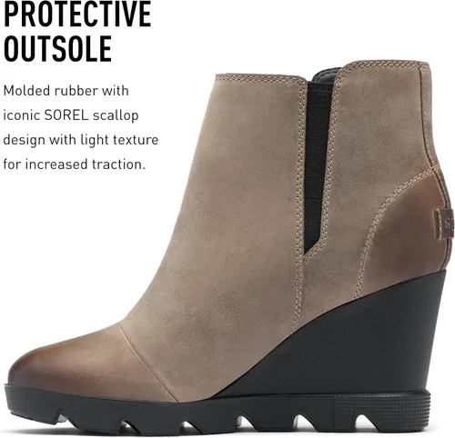 Miniatura 4 de SOREL Joan Uptown - Botas de cuña de cuero impermeables para mujer