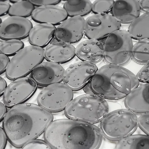 Miniatura 3 de Tapete antideslizante para bañera, tapete antideslizante para ducha con potentes ventosas y agujeros de drenaje, lavable a máquina para suelo