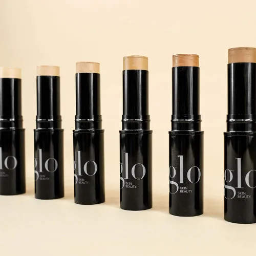 Miniatura 7 de Glo Skin Beauty Base mineral HD en barra Corrector de maquillaje infundido con ácido hialurónico Cobertura construible, contorno e iluminador