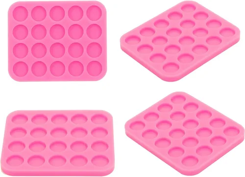 Miniatura 5 de Mini moldes redondos de silicona para aretes de oreja, molde de resina diminuta, muchos círculos, moldes de silicona, molde epoxi para aretes