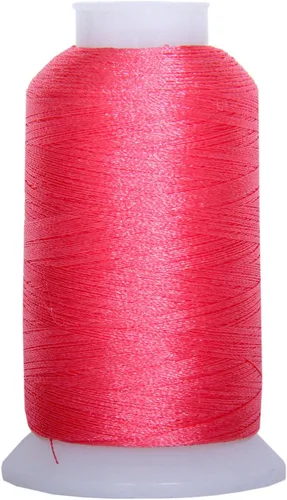 Miniatura 17 de Carretes de hilo de poliéster, 1000 m – 160 colores – Peso del hilo: 40 40wt trilobal polyester embroidery thread with bright sheen. Works with