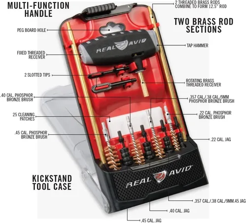 Miniatura 2 de Real Avid - Herramienta 4 en 1 para pistolas Glock, multiherramienta compacta con herramienta de visión delantera y trasera, herramienta