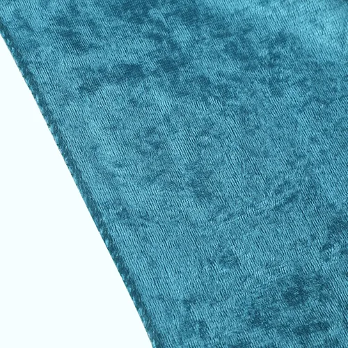 Miniatura 3 de Camino de mesa rectangular de terciopelo de 13 pulgadas de ancho x 108 pulgadas de largo, color verde azulado oscuro para decoración de mesa