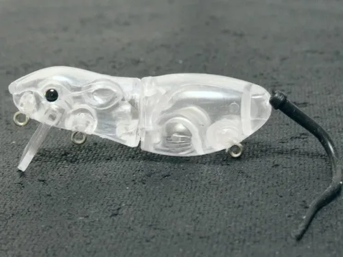 Miniatura 17 de 10 Señuelo en Blanco sin Pintar Minnow Crankbait de Agua Superior sin Labios Jerkbait Señuelos de Pesca UPM760P10