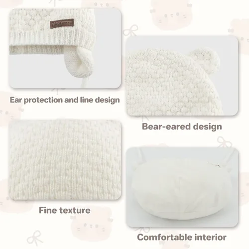 Miniatura 3 de Duoyeree - Gorro de punto para bebé