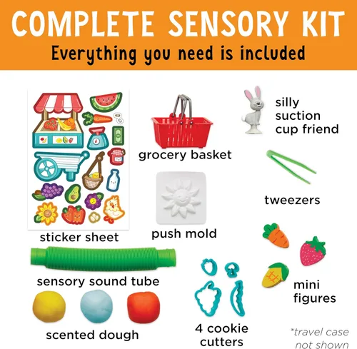 Miniatura 4 de Creativity for Kids Sensory On The Go: Farmers Market - Kit sensorial de aprendizaje preescolar y para niños pequeños, actividades sensoriales