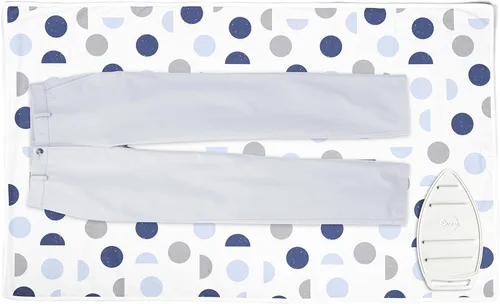 Miniatura 8 de Encasa XO - Almohadilla de planchado (grande 122 cm x 71 cm) con acolchado de 3 mm y soporte de plancha de silicona para prensado al vapor sobre