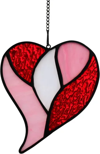 Miniatura 9 de Atrapasoles con forma de corazón para colgar ventanas, regalo de cumpleaños en forma de corazón para abuela, tía, hermana, padres, para mujeres