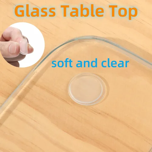 Miniatura 3 de Furnigear - Almohadillas antideslizantes para mesa de cristal, 3/4 pulgadas, almohadillas de goma autoadhesivas para tabla de cortar, muebles