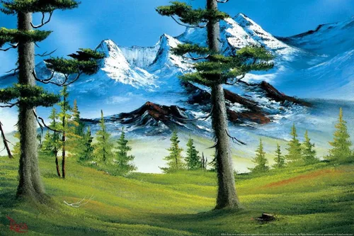 Miniatura 38 de Bob Ross Mira Alrededor La Belleza Está En Todas Partes Pintura Cita Motivacional Inspiradora Famosa Arte de Pared Impresión Cartel Fresco 12x18