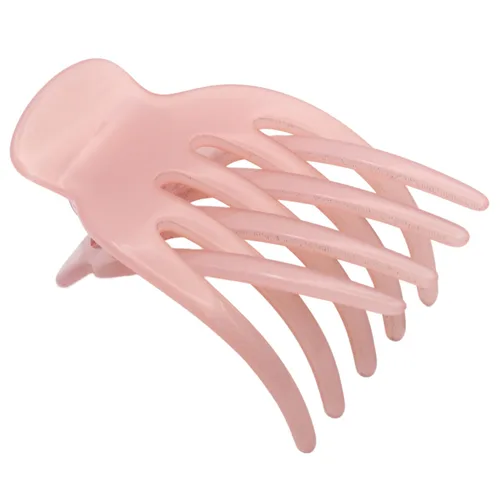 Miniatura 13 de French Amie Bear Paw Aqua Marble Pequeño 2 ¾" Celuloide hecho a mano para salón de belleza, diapositiva lateral, mandíbula de yoga