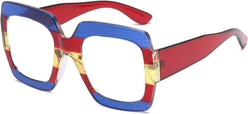 Miniatura 10 de Lentes de lectura para mujer, marco elegante, diseño cuadrado de gran tamaño, lentes de lectura para mujer