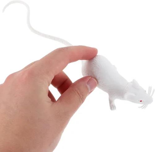 Miniatura 8 de 12 Pcs Realistic Mouse Prank Lifelike Mouse Interactive Mice Creepy Fake Animal for Party Props - Mice Figure Halloween Decorations