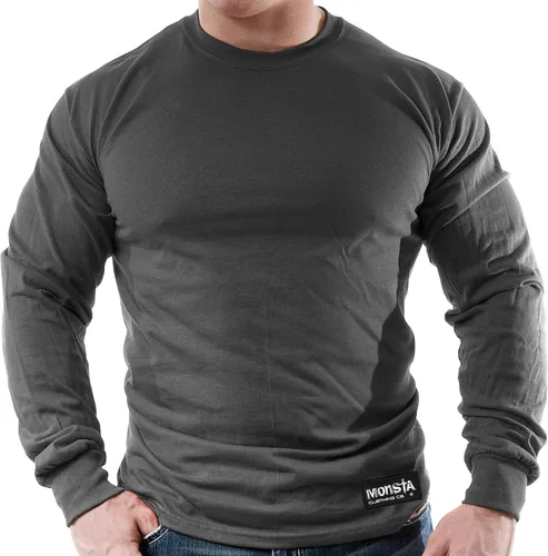 Miniatura 5 de Monsta Clothing Co. Entrenamiento de culturismo masculino (Monsta Classic-000) Gimnasio LNGSLV