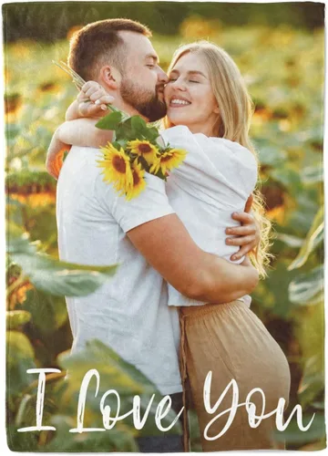 Miniatura 5 de Printwoo Mantas personalizadas con foto, mantas de fotos personalizadas con mi propia foto, mantas personalizadas con imagen, regalos personalizados