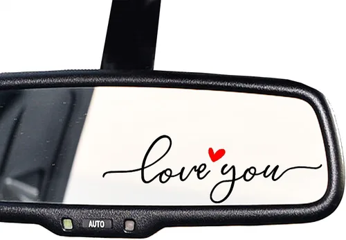 Miniatura 37 de 2 calcomanías de vinilo con el texto “Hello Gorgeous” para espejo retrovisor, amor propio, cuidado personal, para la ventana del auto y laptop