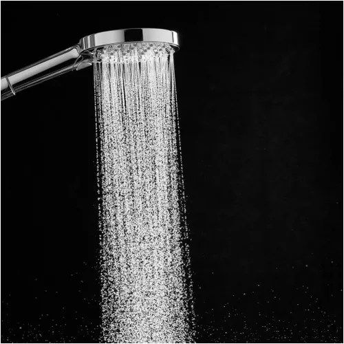 Miniatura 5 de hansgrohe Raindance Select S 04913000 - Juego de cabezal de ducha de mano ajustable de 5 pulgadas, moderno, 3 pulverizadores para lluvia, completo