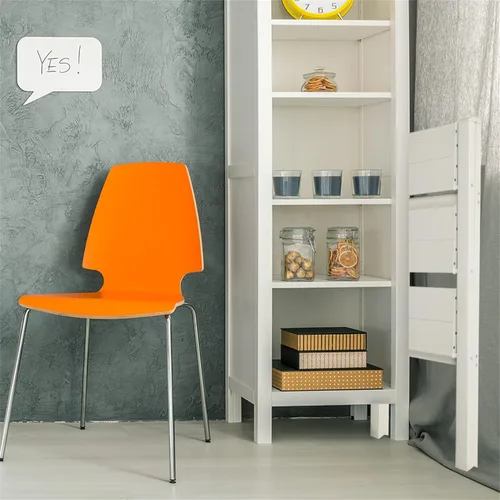Miniatura 4 de Taburete plegable de escalera de 3 escalones, taburete plegable antideslizante con pedal expandido, para uso doméstico y oficina, taburete de cocina