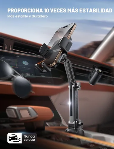 Miniatura 3 de Lamicall Soportes de teléfono para tu coche – [Compatible con fundas gruesas] Soporte universal ajustable para teléfono celular para camión, carrito