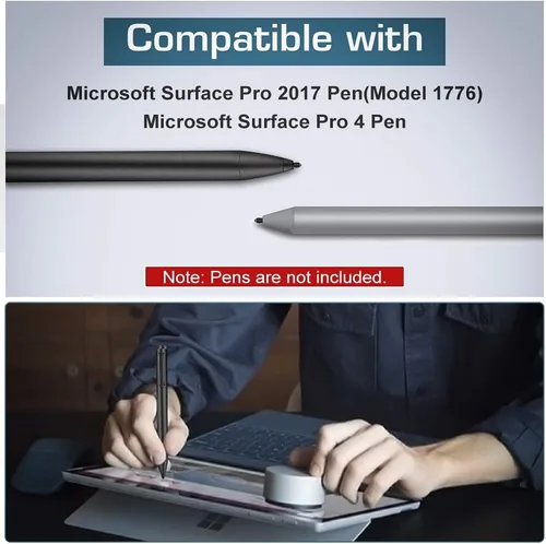 Miniatura 2 de MoKo Puntas de bolígrafo para Surface Pen (3 paquetes, tipo HB original), kit de repuesto de puntas de bolígrafo para Microsoft Surface Pro 2017
