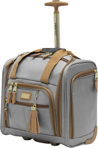 Miniatura 5 de Steve Madden Colección de equipaje de diseñador maletas giratorias ligeras expandibles de 3 piezas el juego de viaje incluye bolsa debajo